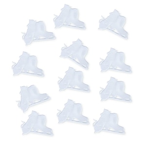 Set of 12 Decorative Christmas Tree Ornaments Stockings, Fluorescent for Outdoor Use