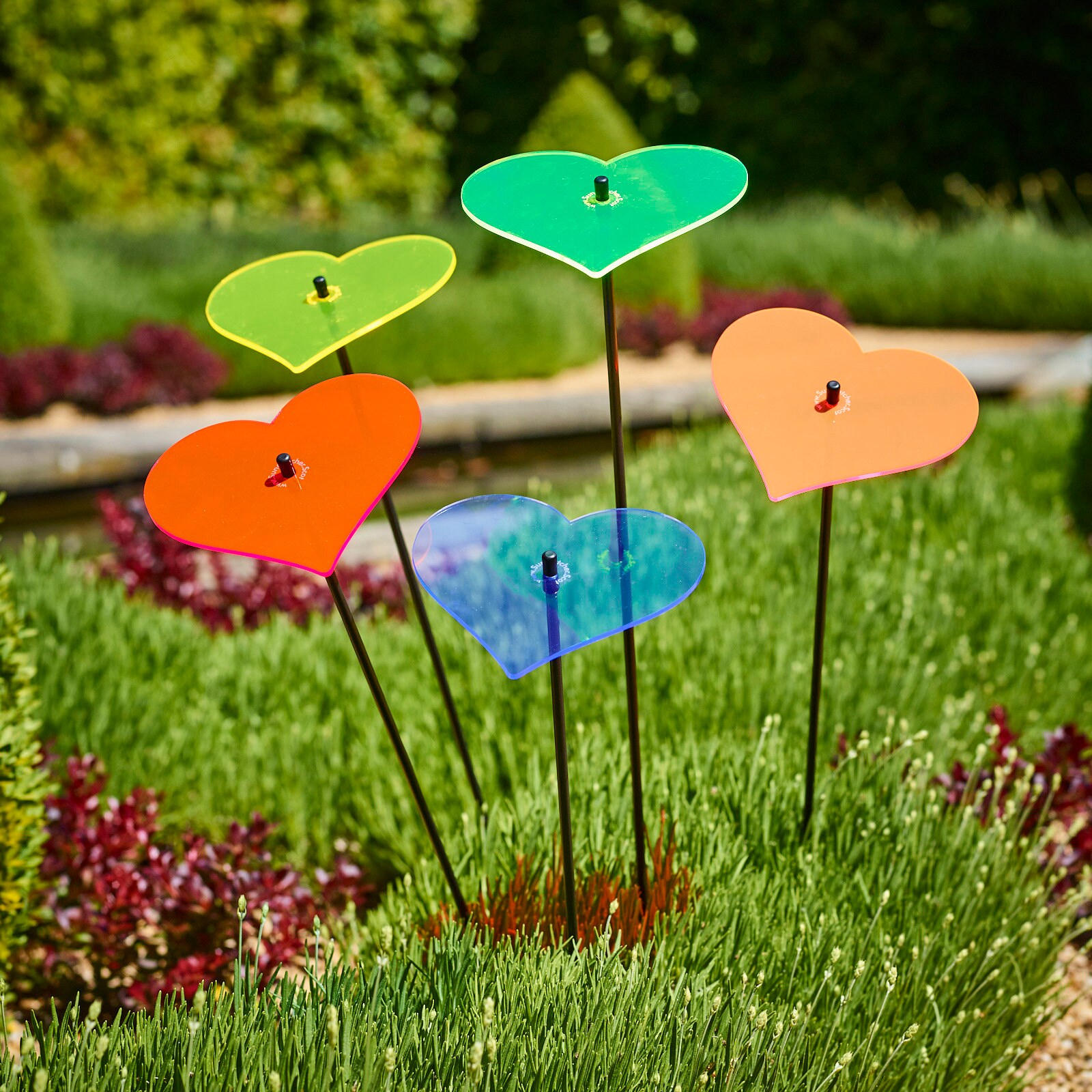 Sun Catcher Garden Decor 5er Set Sonnenfänger Garten Stecker Etsy