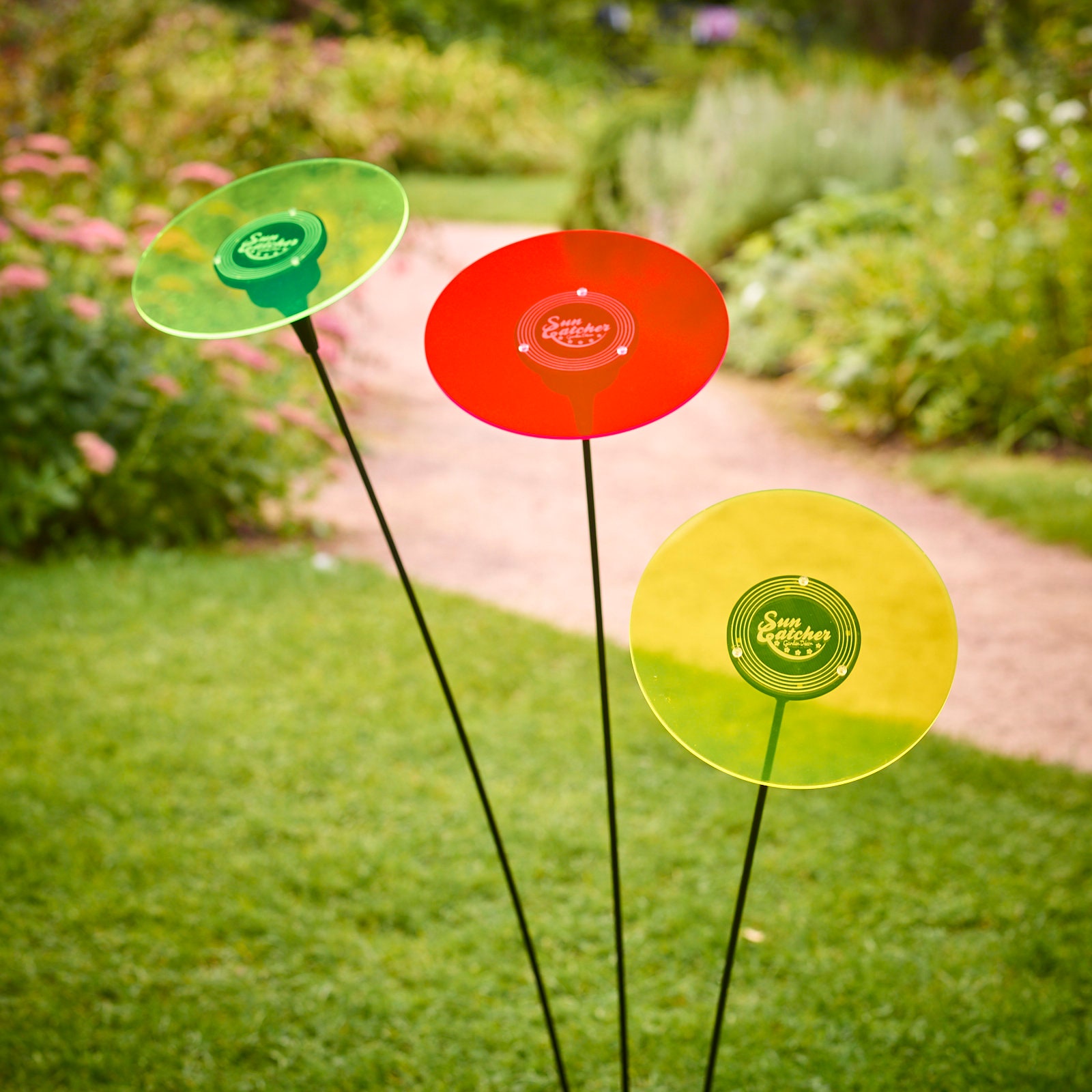 Große Solar Garten Licht Dekor Ornamente 3er Set Etsy