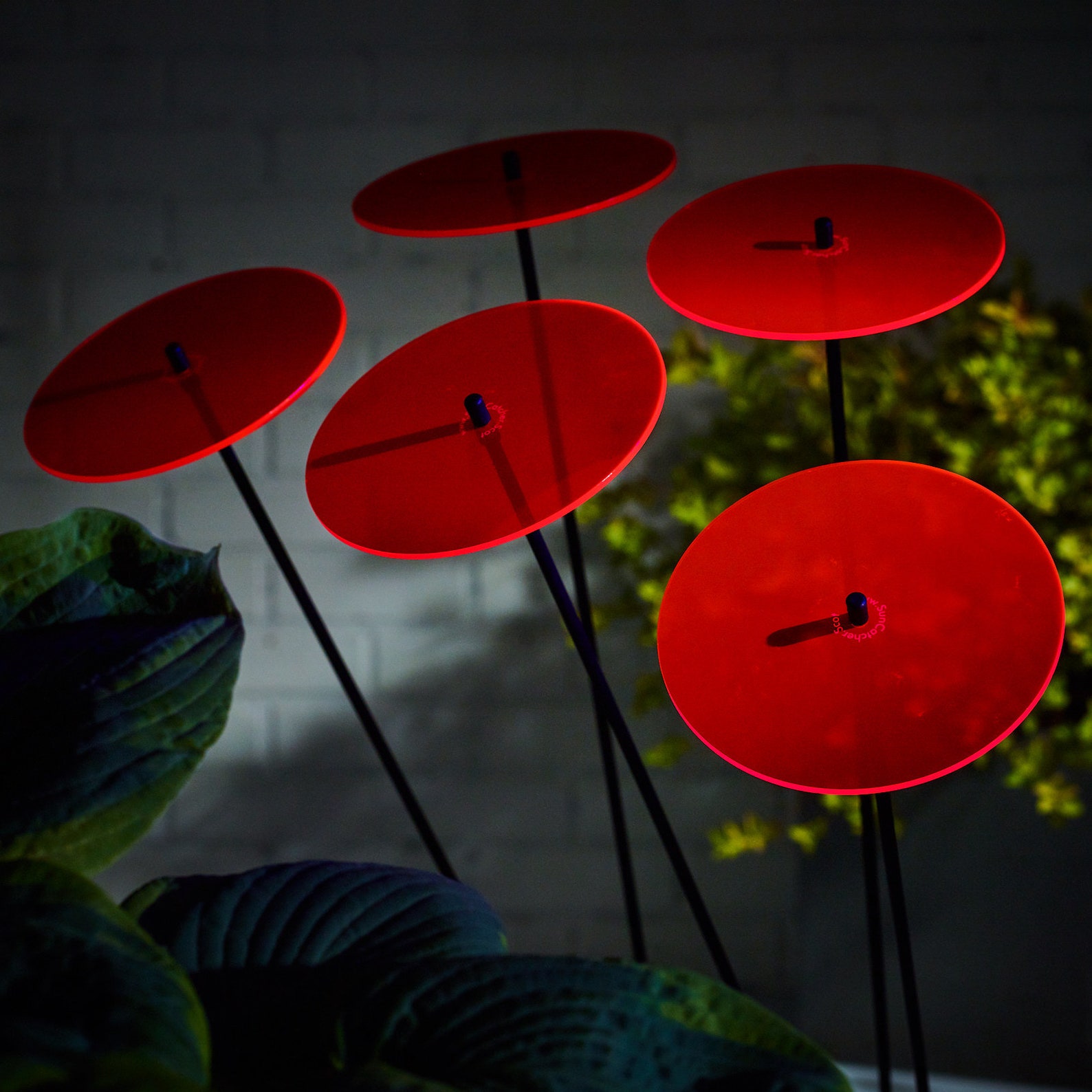 Large Garden Décor Ornaments Set of 5 'Sun Discs' Etsy