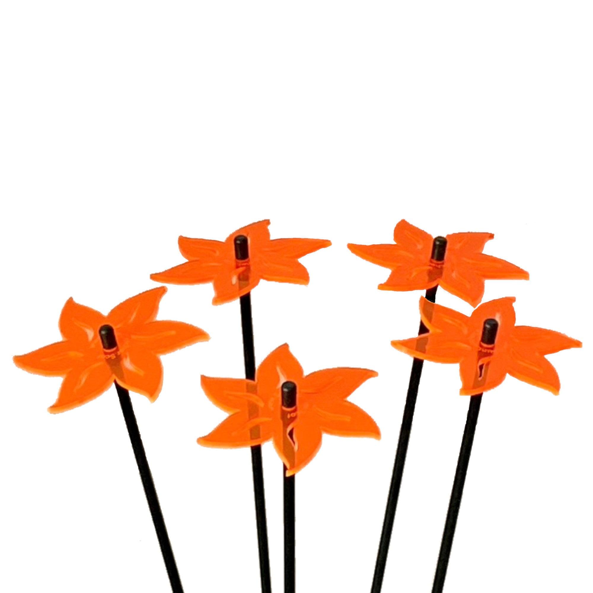 Sun Catcher Ornamenti da Giardino Fiore Doppio 5 Pali