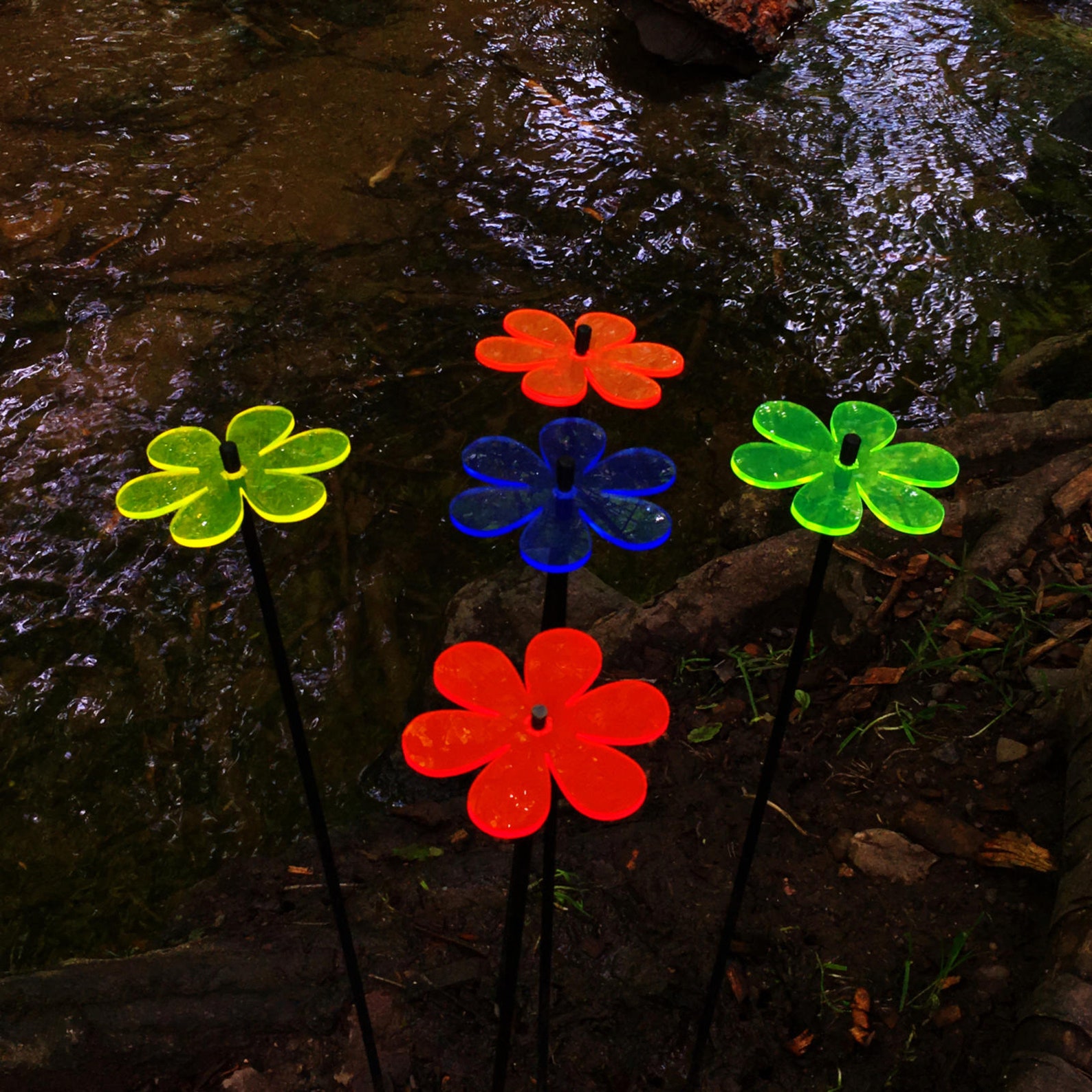 Sun Catcher Garden Decor 5er Set Sonnenfänger Garten Stecker Etsy