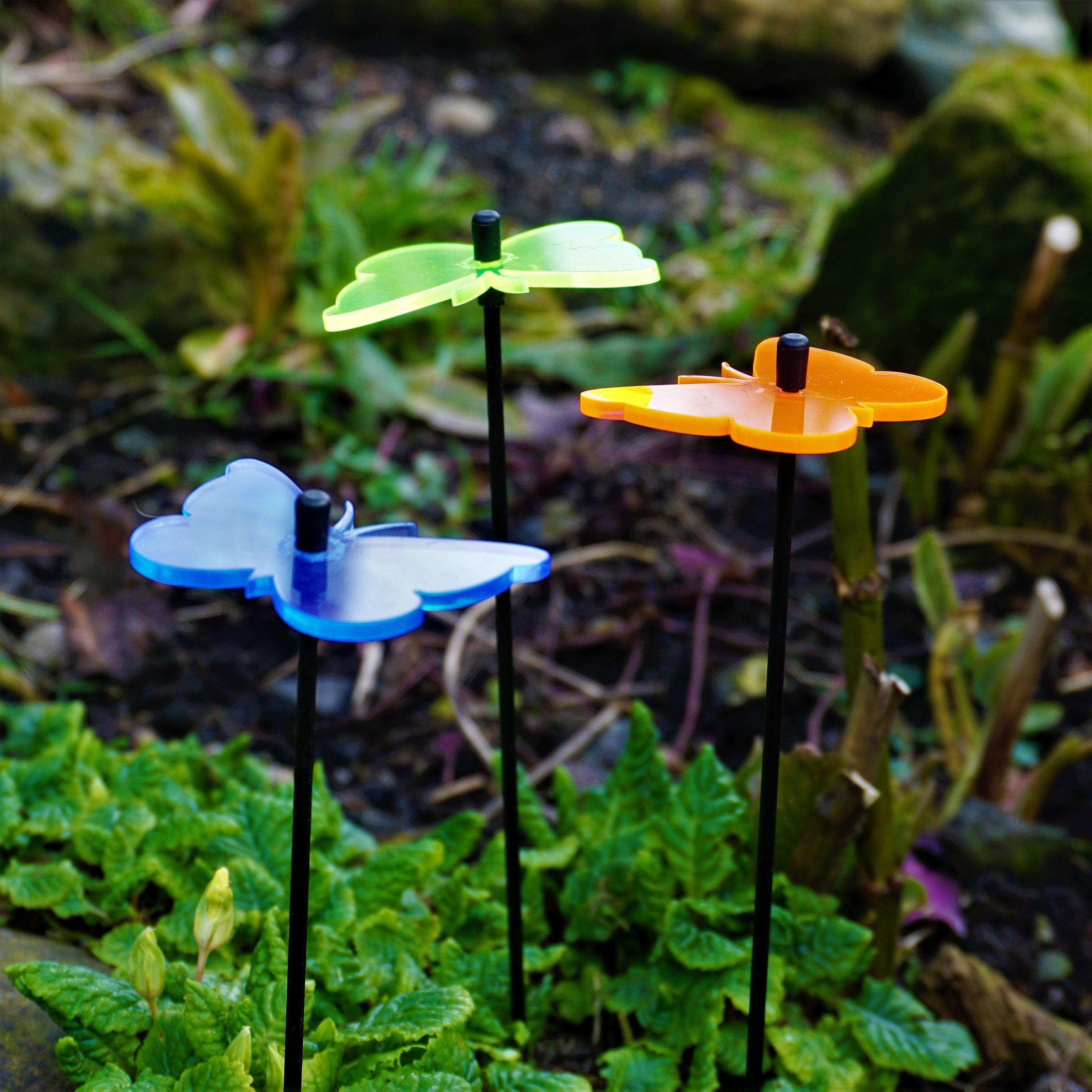 Catturatori Di Sole A Forma Di Cuore Per Giardino – 25 Cm, Giallo Fluorescente