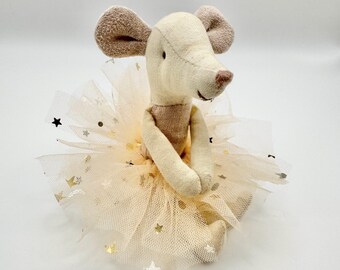 Maileg big sister tutu, fits micro bunny, Valentine’s clothes, Maileg clothes, Maileg outfit, handmade miniature, Maileg inspired.
