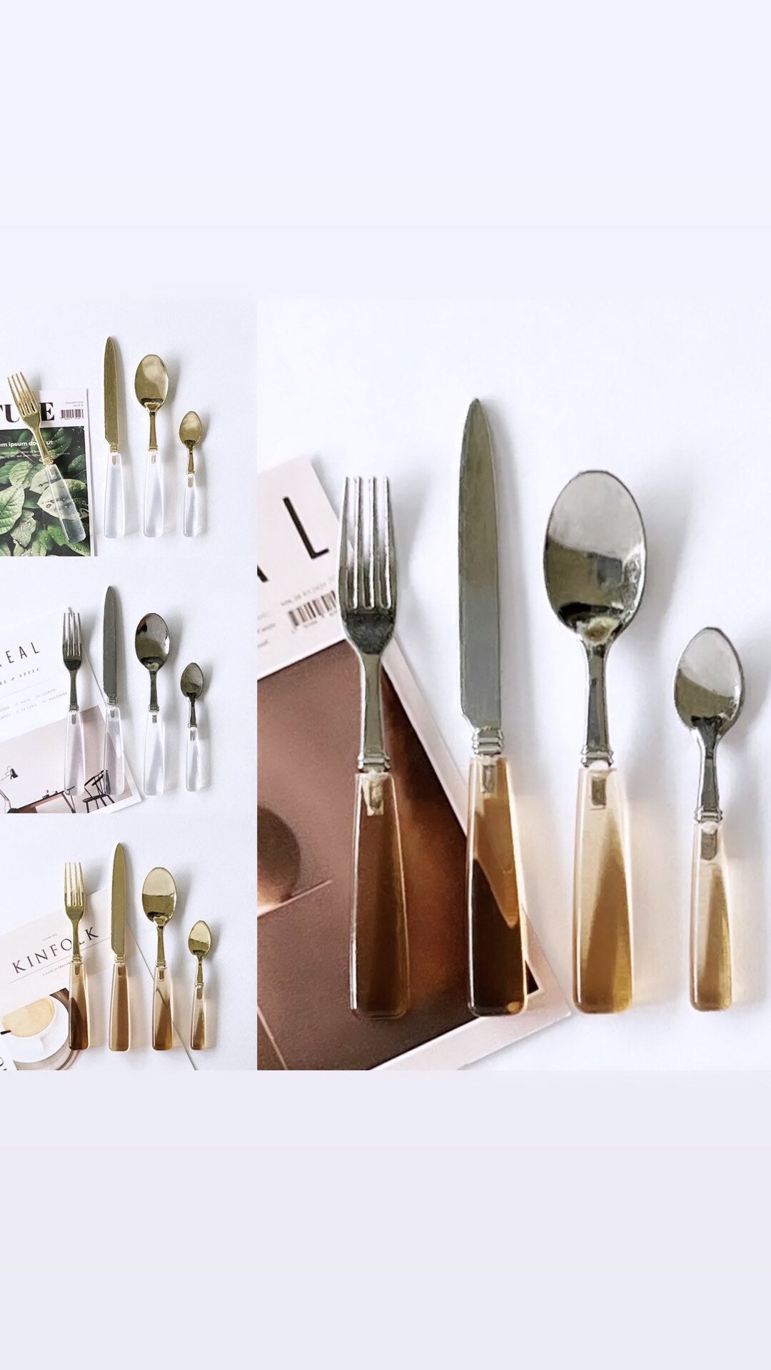 16th Scale Tableware, MINIATURE, ONE Place Setting. Read Description. Flatware, Silverware