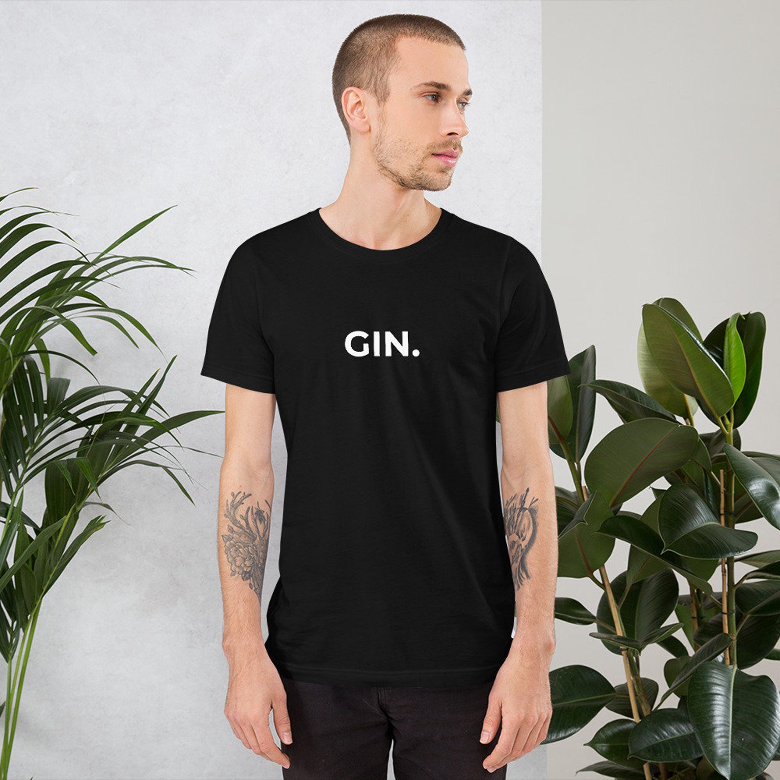 Gin T Shirt Chemise potable Gin. Déclaration Unisex T Etsy
