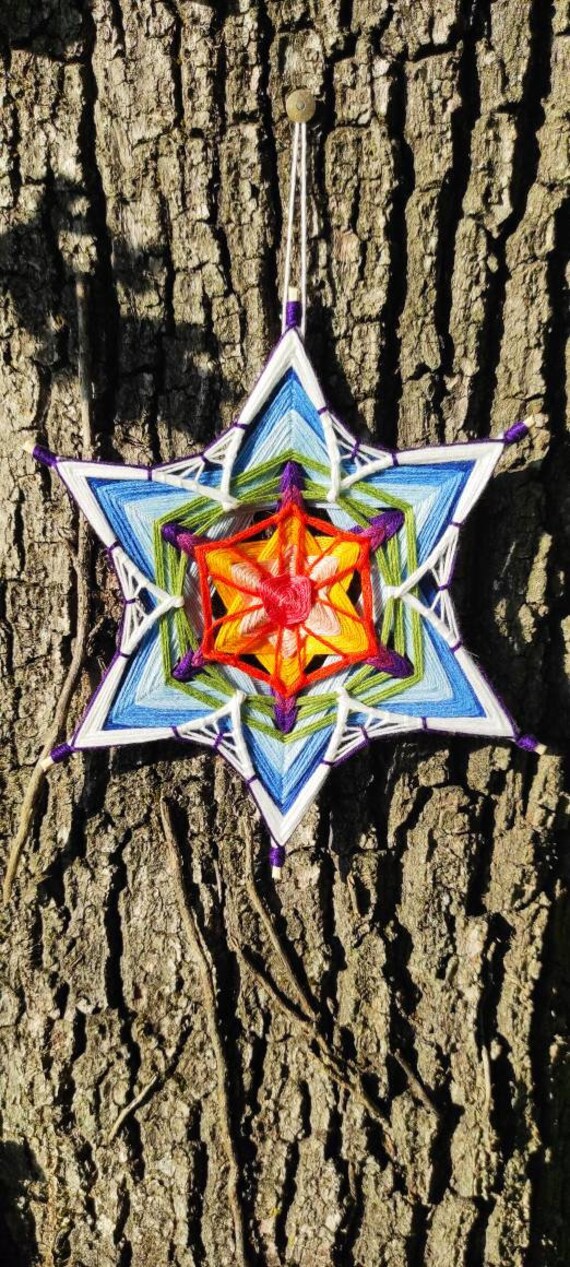 Ojo de Dios Tissé à La Main