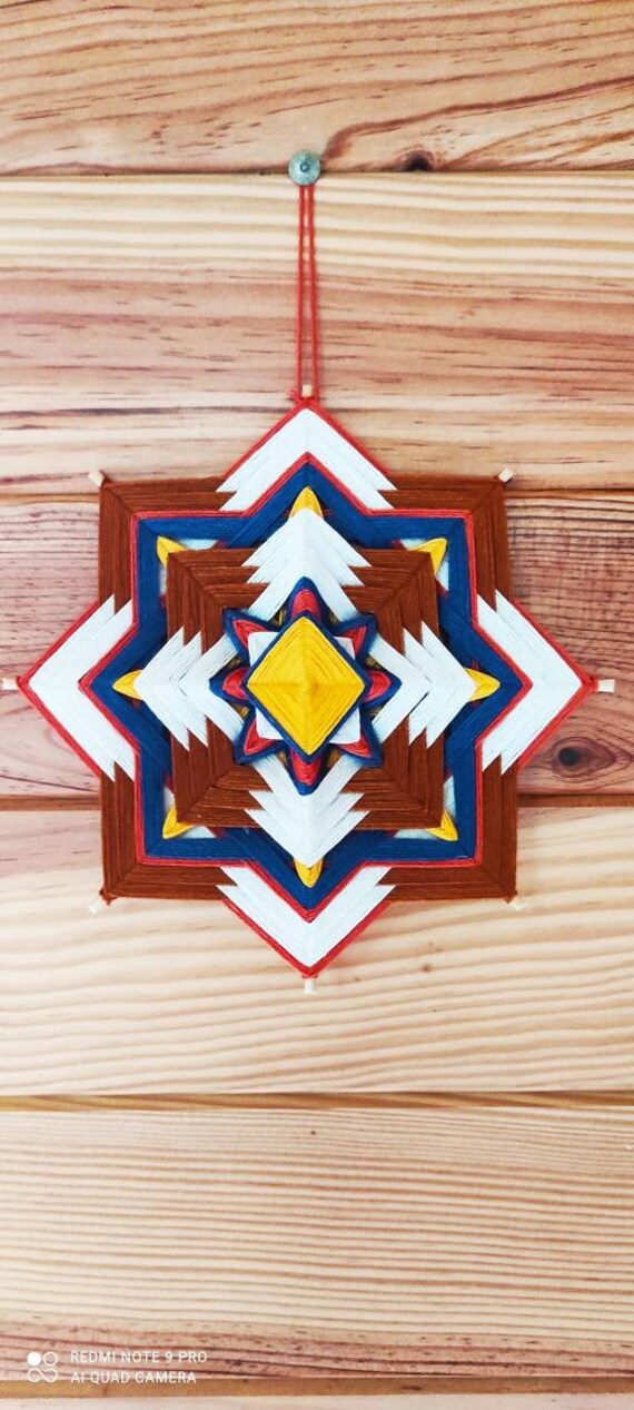 Ojo de Dios Tissé à La Main