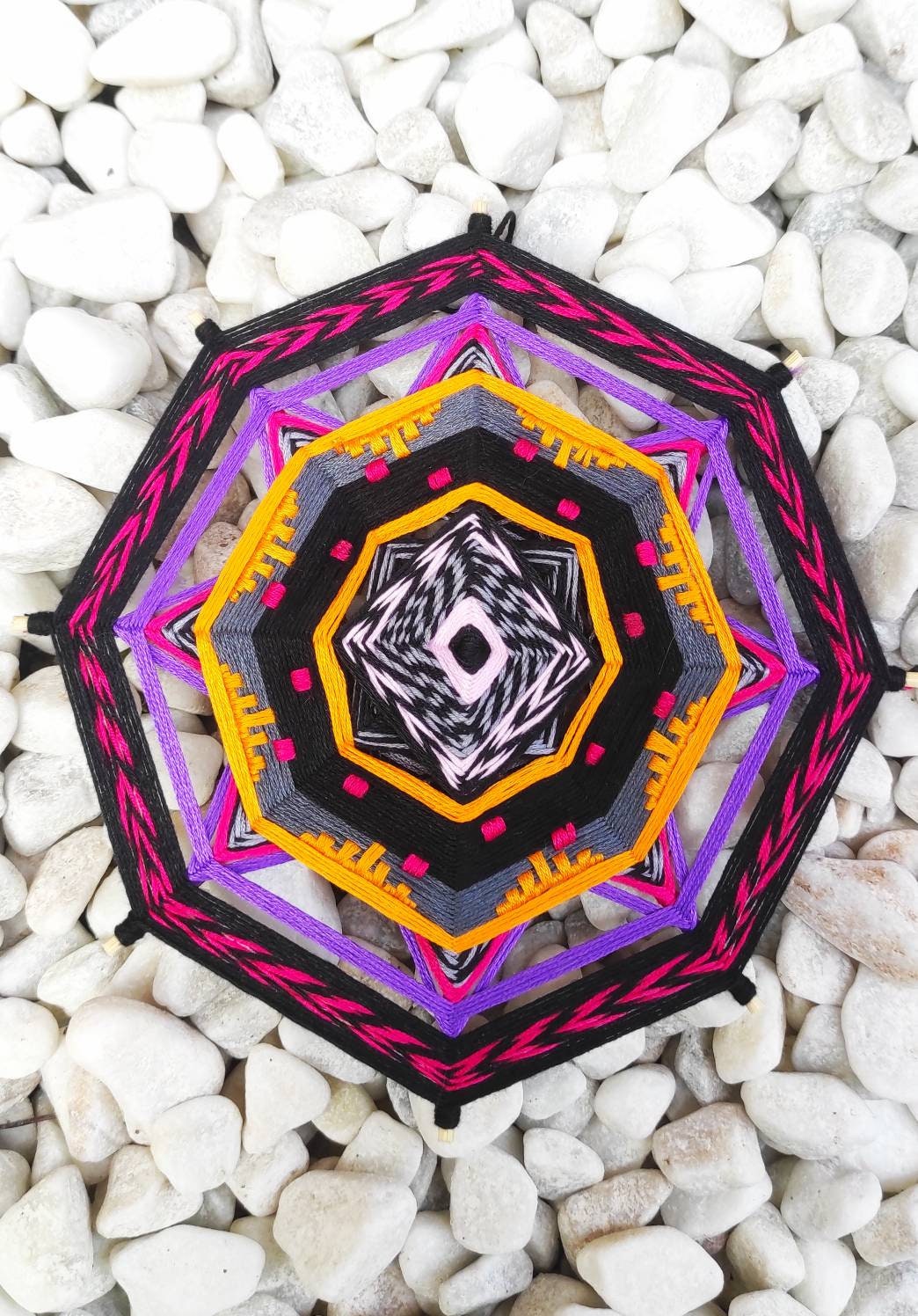 Ojo de Dios Tissé à La Main