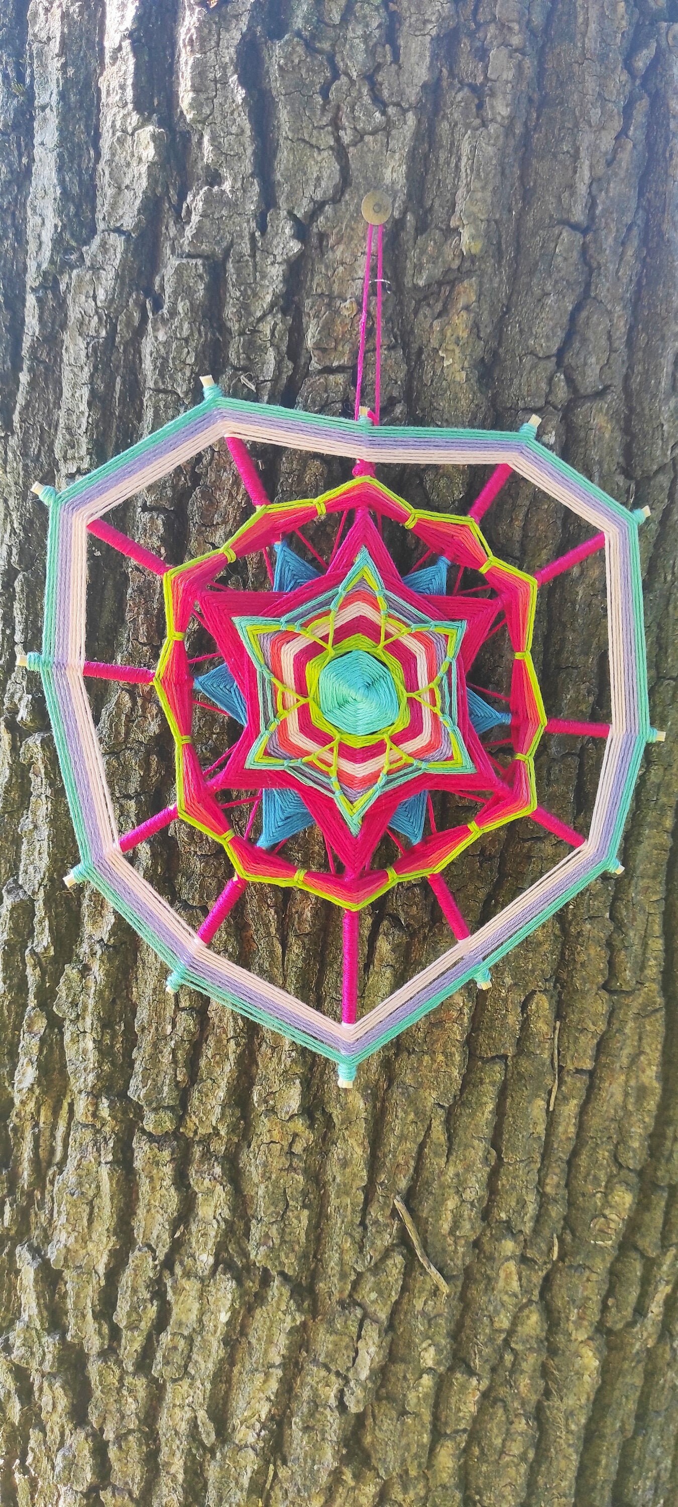 Ojo de Dios Tissé à La Main