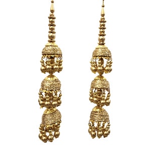 beaded tassel for Lehenga Skirt Ornament Indian festive decorative Latkan (Set of 2 Tassels)