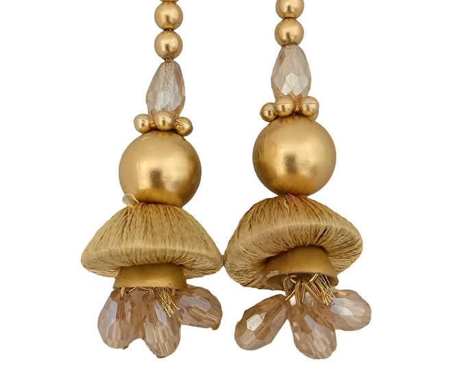 Beaded Tassels, Ethnic Wedding Clothing Accessories (Set of 2)