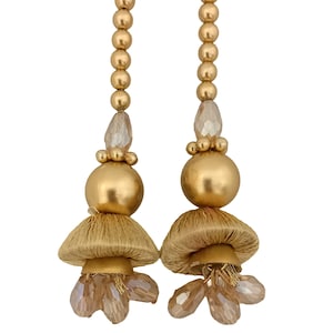 Beaded Tassels for ethnic wedding clothing Decorative accessories stylish bags latkan (Set of 2 Tassels)