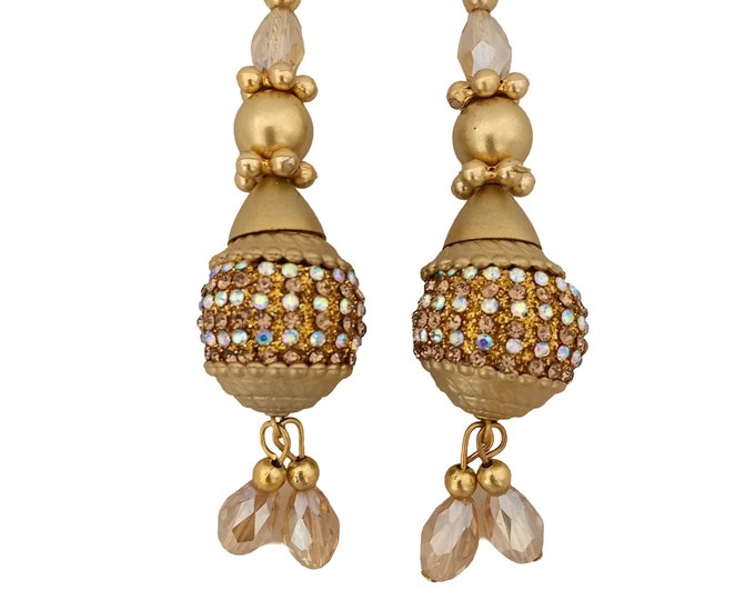 handcraft handmade tassels for lehenga latest Indian Outfit hanging ornament   (Set of 2 Tassels)