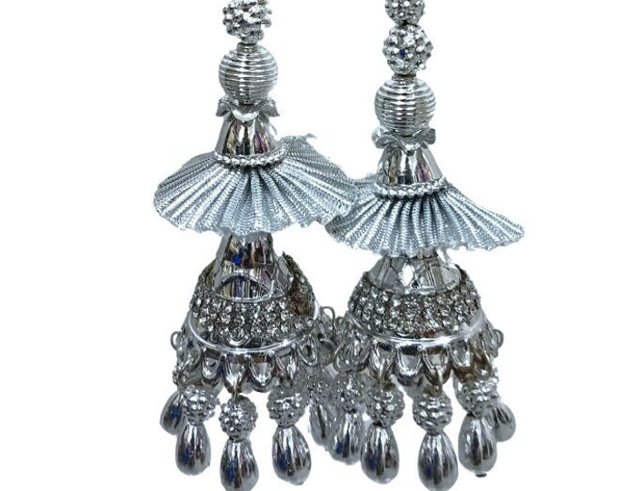 Handmade Tassels Traditional Clothing accessories home decor Fashionable latkan (Set of 2 Tassels)