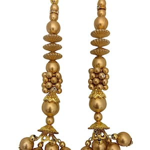 ethnic tassels for Saree Blouse hanging Ornament Indian Outfit decor Latkan  (Set of 2 Tassels)