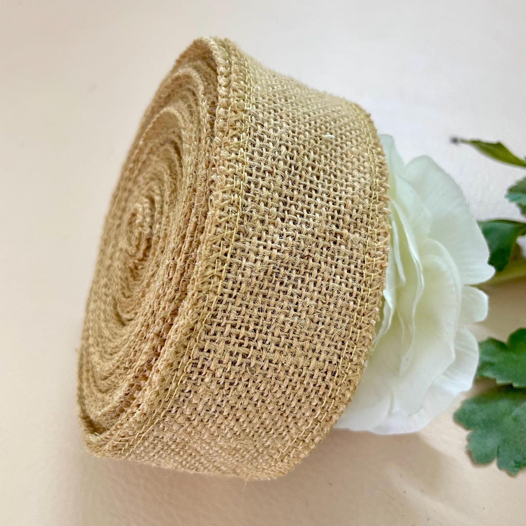Jute Wrapping Burlap Jute Ribbon Roll | Rustic Wedding Decor, Gift Wrapping (9 Yards ...