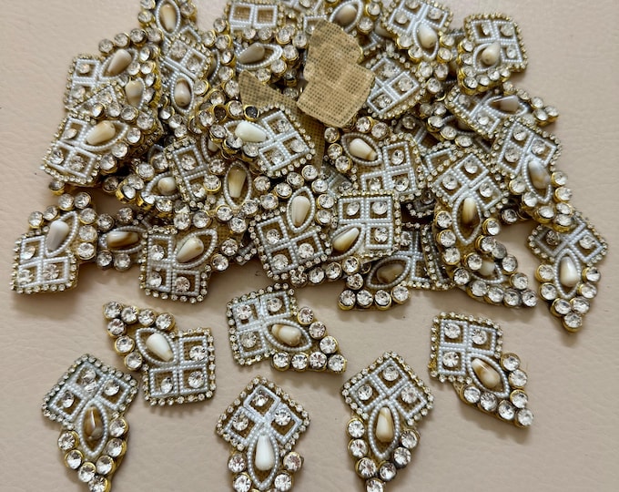 25 Patches Set - Indian Appliques patches for bridal ethnic embellishment motif craft supplies