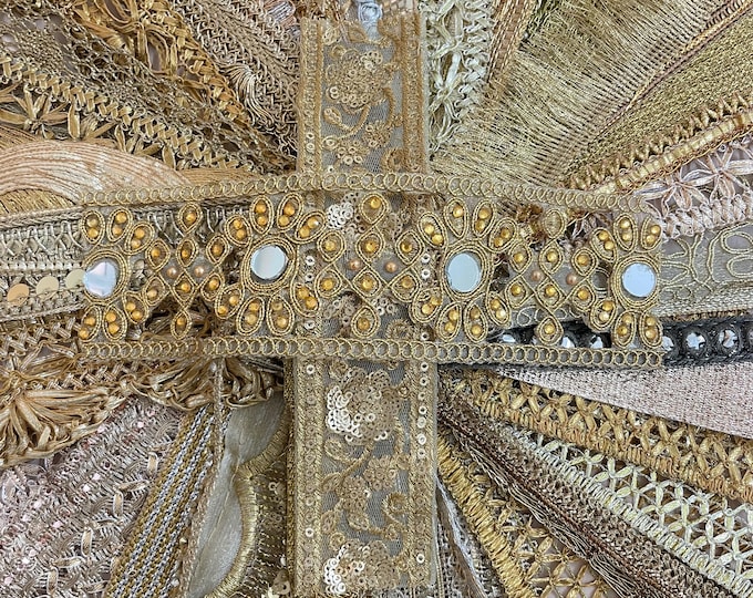 Assorted Trim Pieces Scrap Bag Bundle Pack - 8 Inch Lengths 50 Pieces