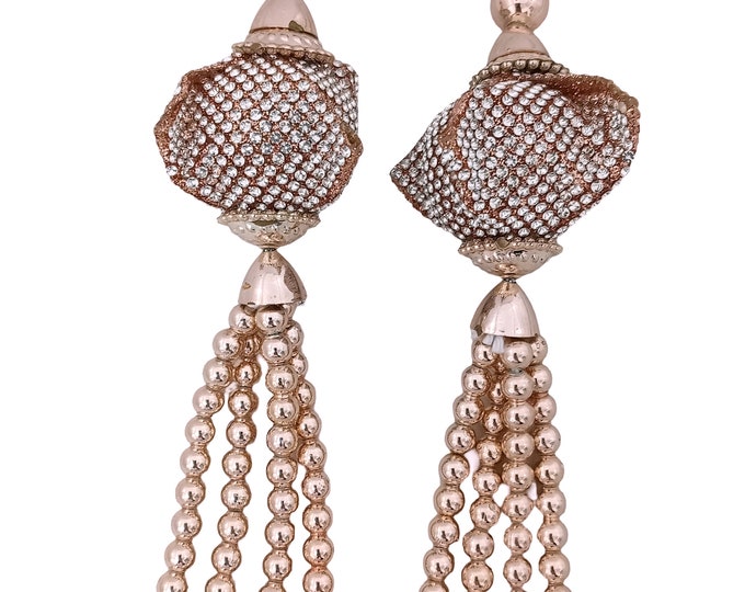 Indian Wedding Latkan Tassels: Clothing, Lehenga Embellishment (Set of 2)