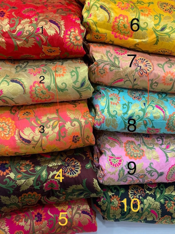 Brocade indian wedding dresses deals