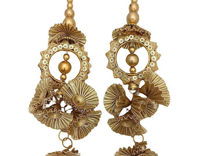 latkan for lengha Gotá Tassels Home Decor Accessory Embellishment Ornament (Set of 2 Tassels)