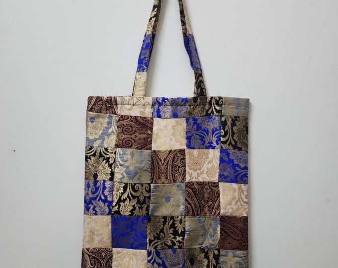 Everyday Tote | Patchwork Bag | Vintage Fabric Shoulder Bag