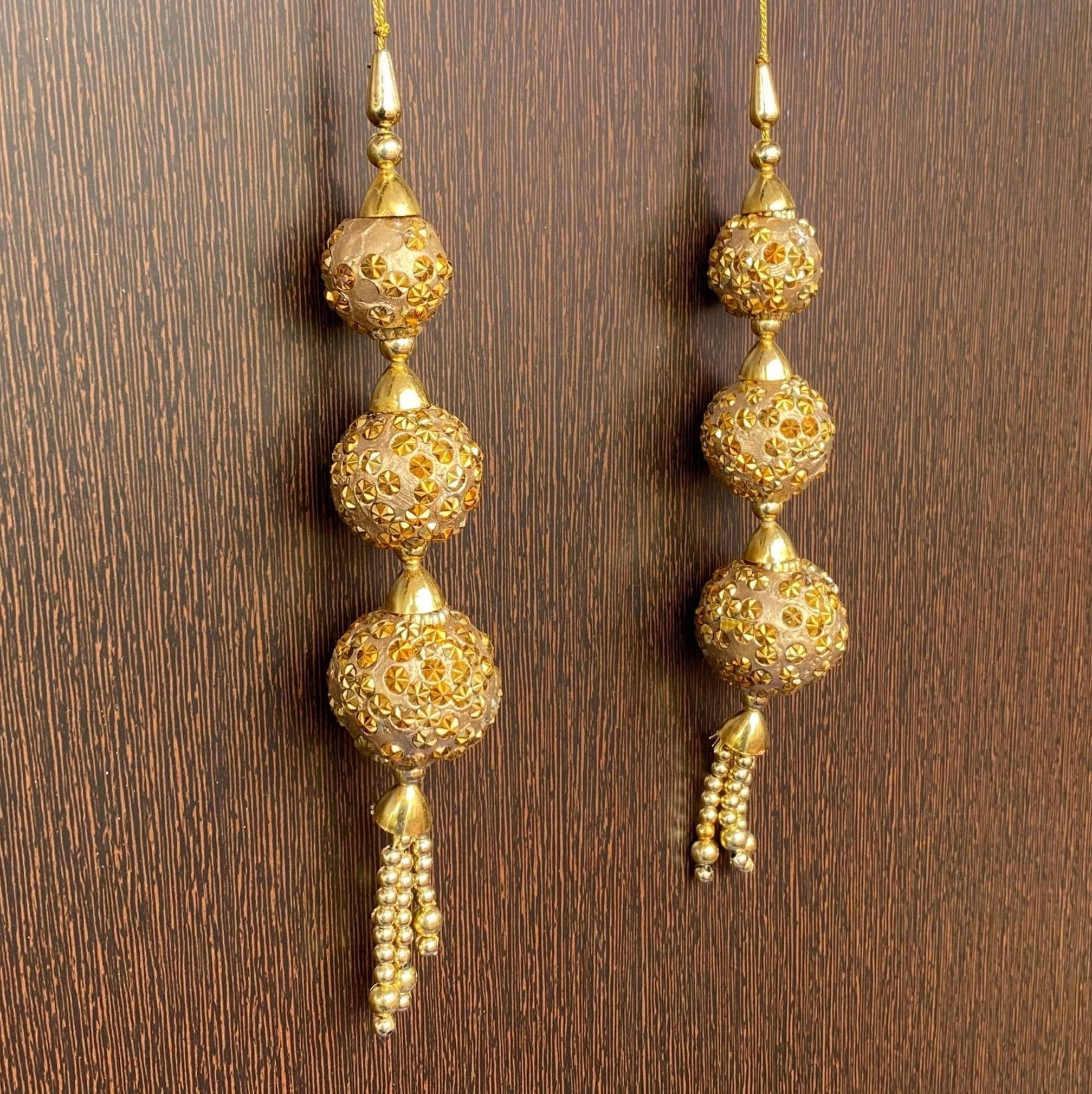 Indian Waist Hanging Jewellery Gold Tassels Latkan Dangles Saree Lengha Keychain Indian Waist Hanging Jewellery Gold Tassels Latkan Dangles Saree Lengha Keychain
