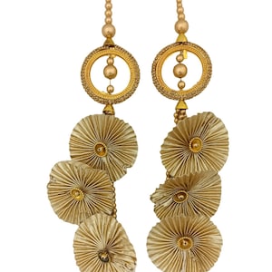 Gota tassels for Lehenga Blouse Hangings Latkan fashion Clothing Ornament home decor accessories (Set of 2 Tassels)