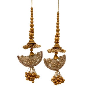 Lehenga Latkan | Beaded Tassel | Saree Blouse Tassel | Indian Decorative Tassel | Latkan for lehenga | Set of 2 Tassels