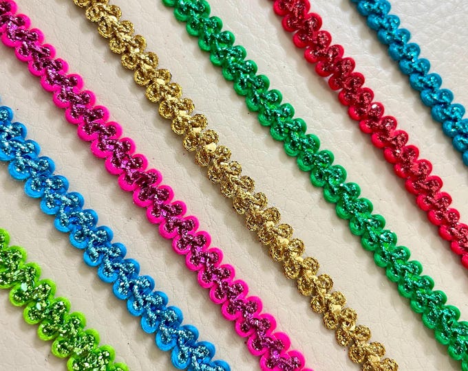 Braided Cord 6mm Flat Trim Thread Indian Dori For Blouses 3 Yards