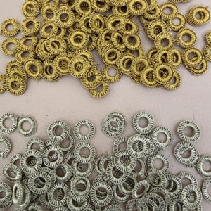 Cornice ad anello con specchio all'uncinetto, applicazioni indiane, 20 mm: 50 pezzi