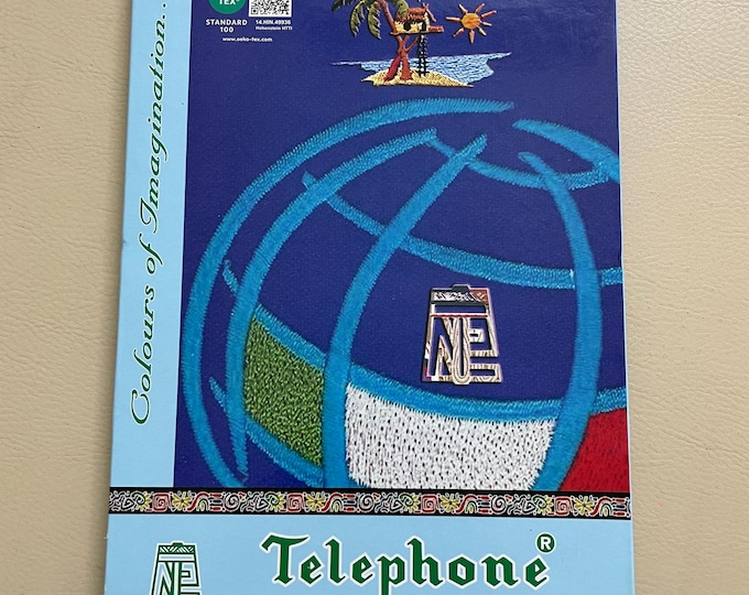 Neelam's Telephone Thread Shade Card, Complete 600 Color Samples for Professional Embroidery