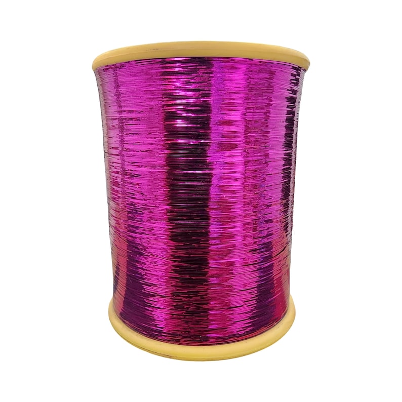 Metallic Lurex Thread: Flat Badla Cord for Jewelry & Embroidery - Etsy