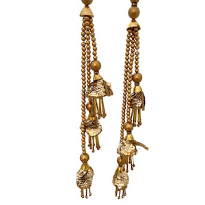 Long Latkan | Beaded Tassel | Saree Blouse Tassel | Indian Decorative Tassel | Latkan for lehenga | Set of 2 Tassels