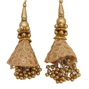 Handcrafted Tassels for ethnic outfit hangings ornament Saree pallus embellished Latkan (Set of 2 Tassels)