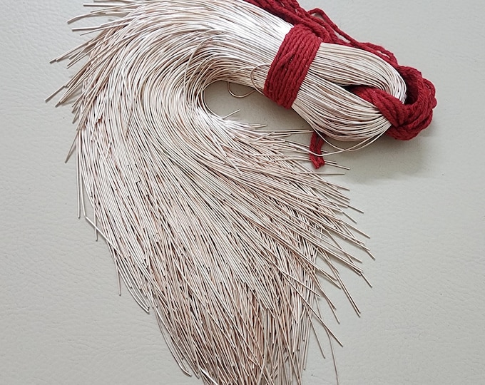 Rose Gold Bullion Wire, 1mm Metallic French Nakshi, 50 Yards