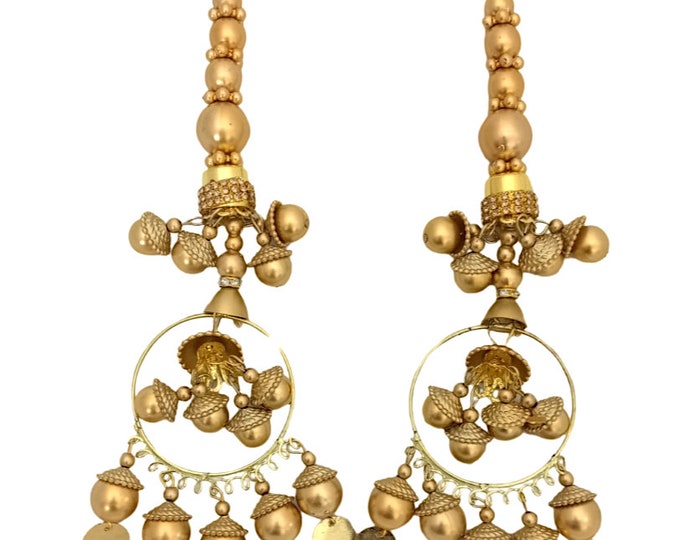 Tassels for Lehnga Blouse latkan hanging Ornament Indian outfit Set of 2 Tassels