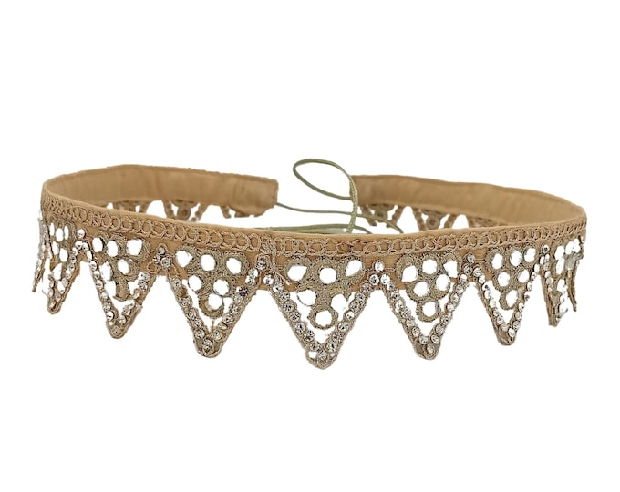 Crystal wedding sash bridal belt with mirror work waist band for women