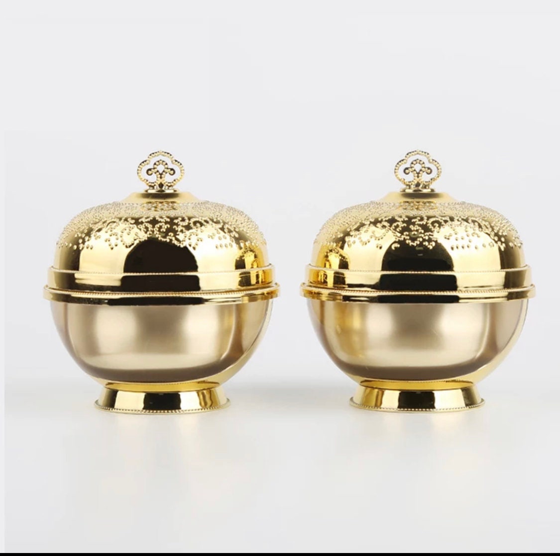 5OML GOLD COSMETIC JAR Etsy