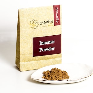 Crassna Khmer Cambodian Agarwood/Oud Incense Powder - 50grams