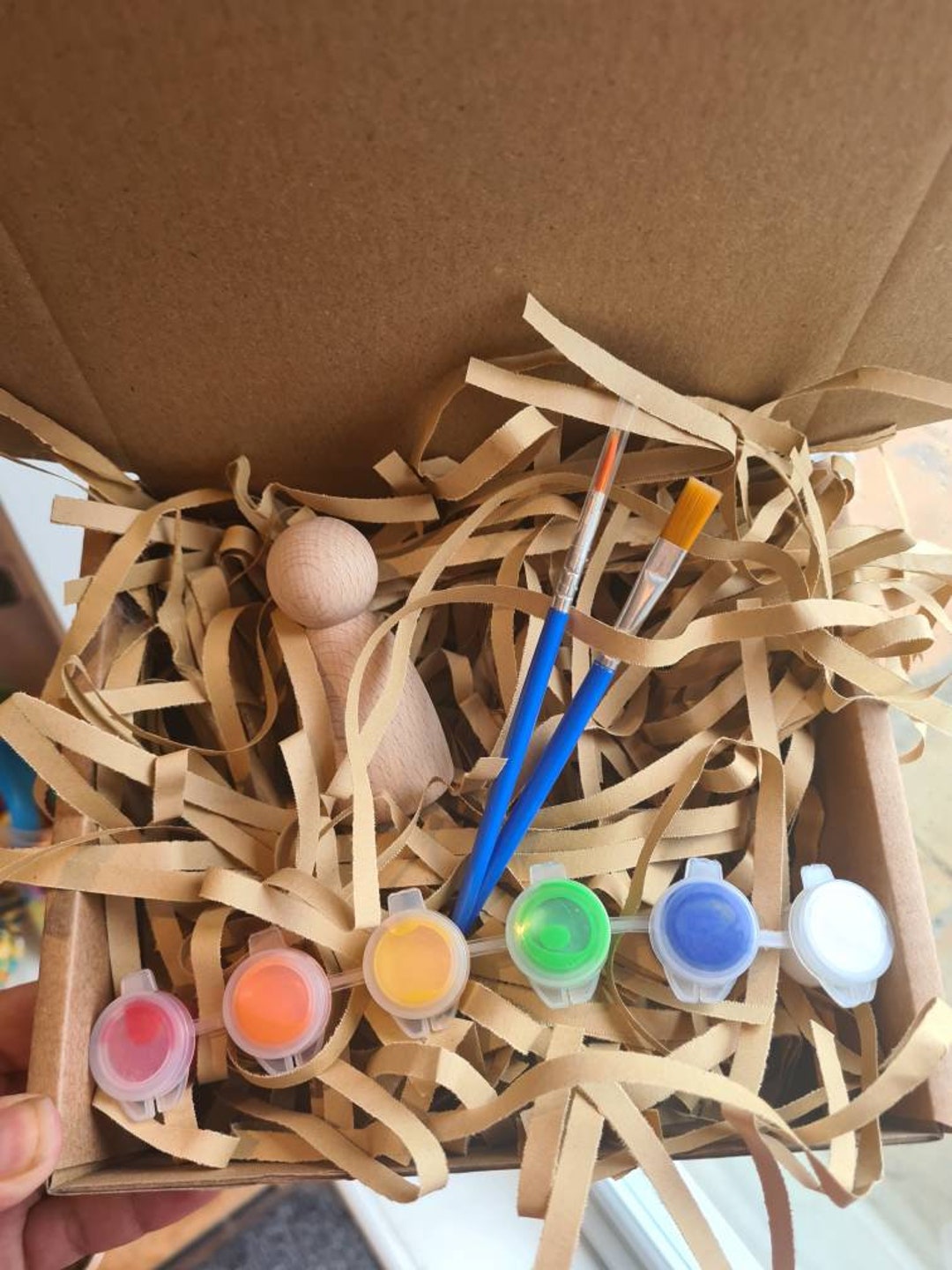 Paint Your Own Peg Doll Arts and Crafts Gift and Activity - Etsy