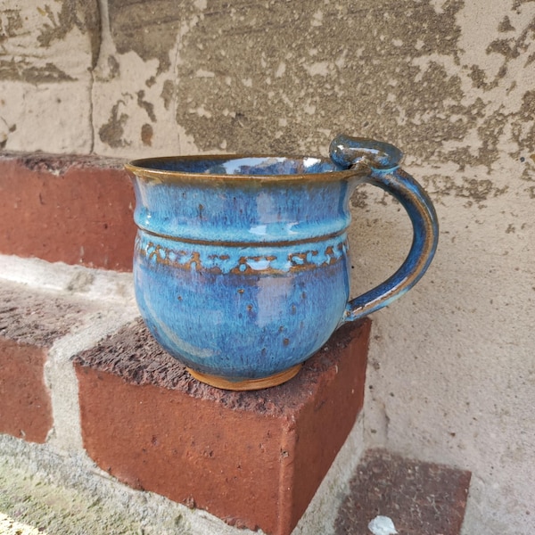 Tasse,Handgetöpfert,Tasse mit Daumenablage,Kaffetasse,Tontasse,Teetasse