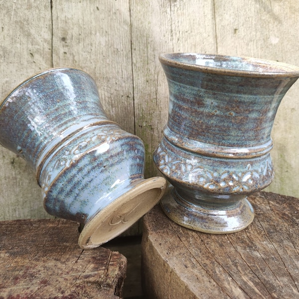 Trinkbecher, keltische Knickwandkeramik,Handgetöpferter Becher,Metbecher,Weinbecher