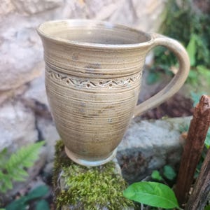 Tazza grande, caffettiera, 450-500 ml, marrone oliva