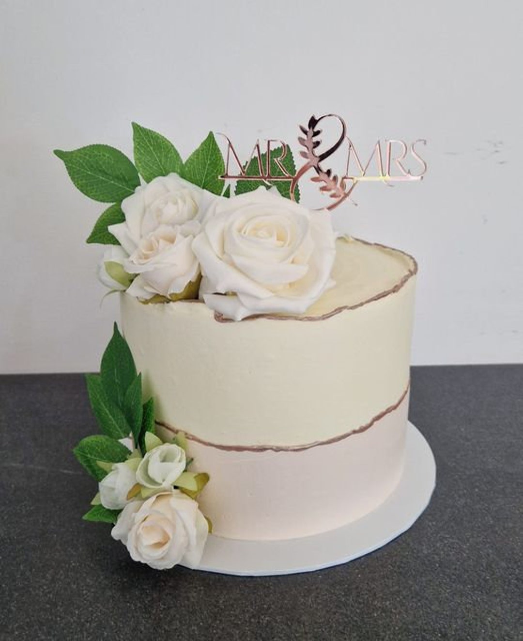 Mr and Mrs Cake Topper SVG Digital Download Glowforge Files Wedding