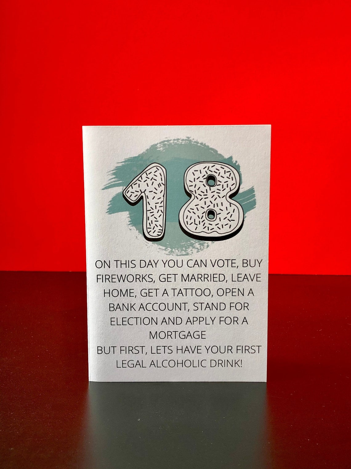 Funny 18th Birthday Card 18th Birthday 18 Birthday Card for - Etsy UK
