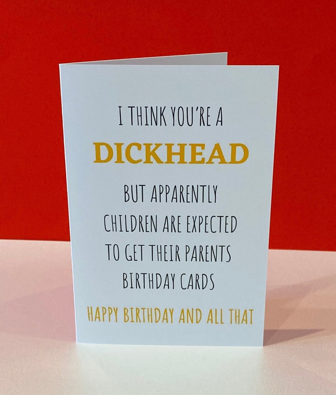 Funny Card For Parents Birthday Card For Mum Birthday Card Etsy UK