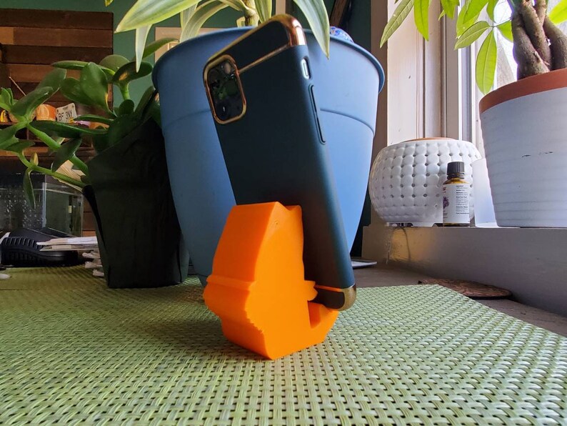 3D Printed Bass Fish Cell Phone and Tablet Holder or business card holder!