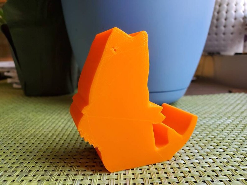 3D Printed Bass Fish Cell Phone and Tablet Holder or business card holder!